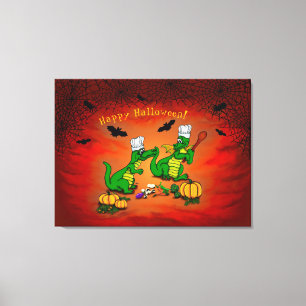 Toile Dragons - Joyeux Halloween ! Aujourd'hui je vais c