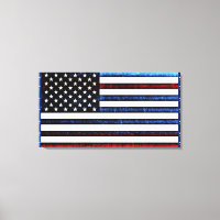 Drapeau américain Patriotique Rouge Bleu Bleu Art