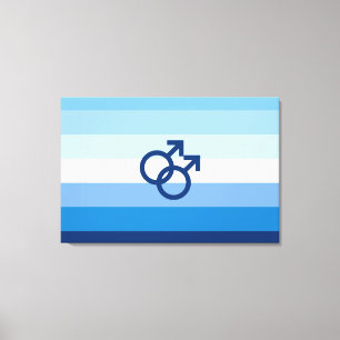 Toile Drapeau de fierté gay MLM