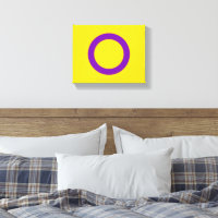 Drapeau de fierté intersexe de SlipperyJoe's fond
