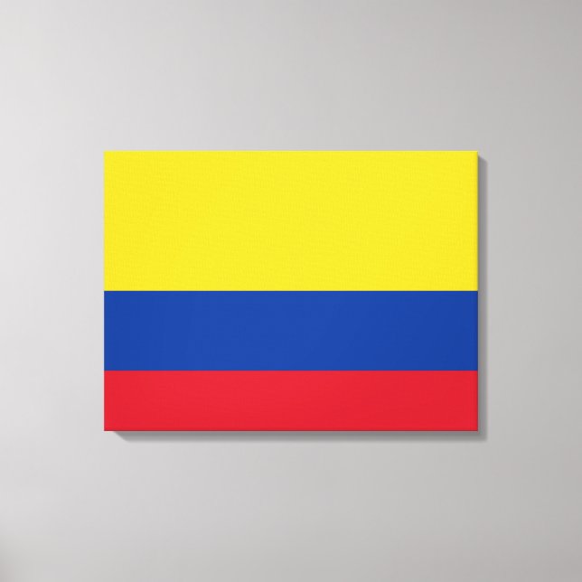 Toile Drapeau de la Colombie (Recto)