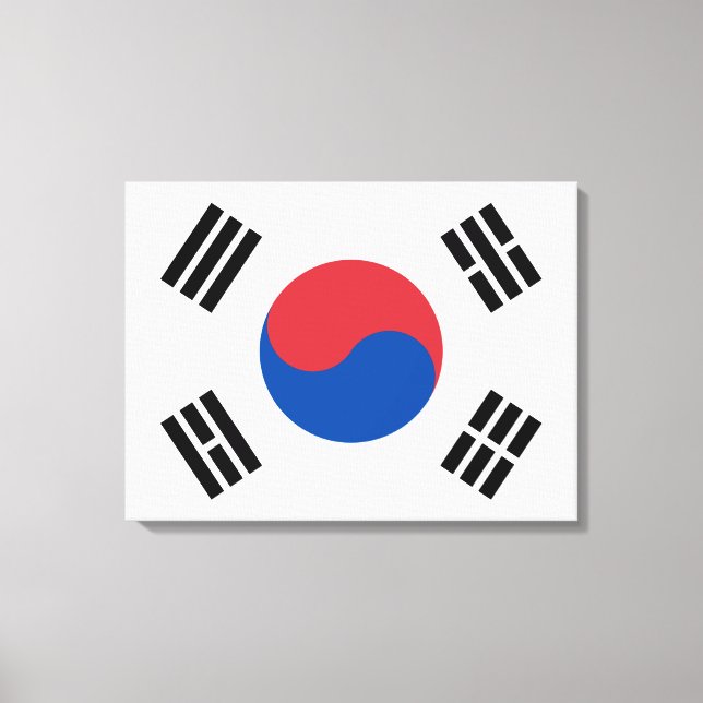 Toile Drapeau de la Corée du Sud (ROK) (Recto)
