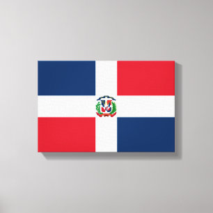 Toile Drapeau de la République dominicaine