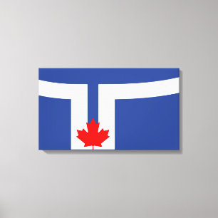 Toile Drapeau de la ville de Toronto (Canada)