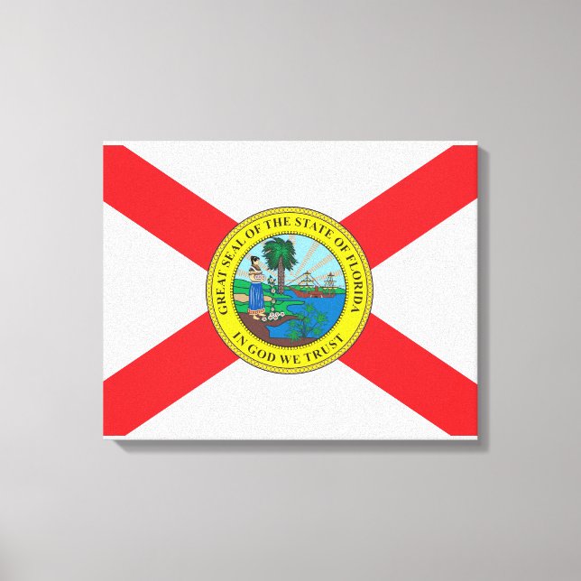 Toile Drapeau de l'État de Floride (Recto)