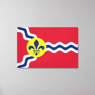 Toile Drapeau de Saint-Louis (Missouri)
