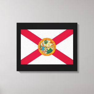 Toile Drapeau d'État de Floride