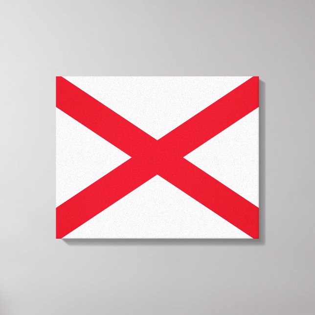 Toile Drapeau d'État de l'Alabama (Recto)