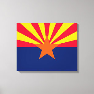 Toile Drapeau d'État de l'Arizona