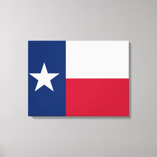 Toile Drapeau d'État texan (Texas) (Recto)