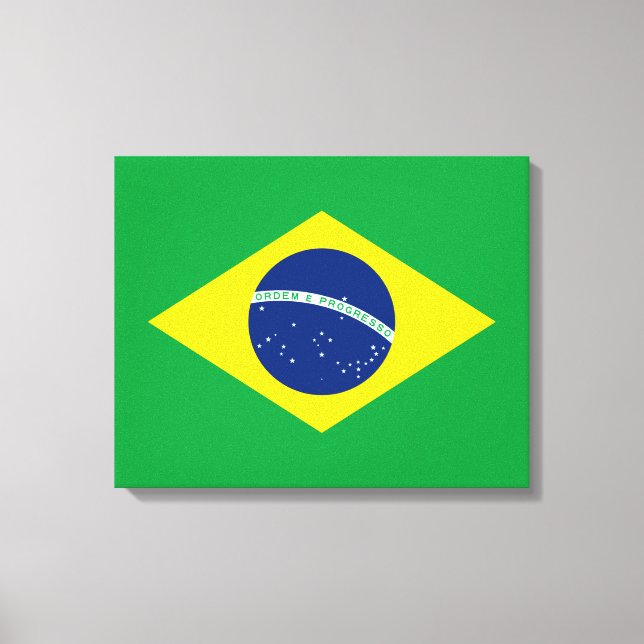 Toile Drapeau du Brésil (Recto)