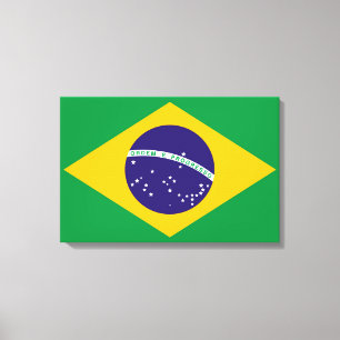 Toile Drapeau du Brésil Bandeira do Brasil