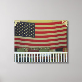 Toile Drapeau du Jour de l'Indépendance - Vignoble de Ma