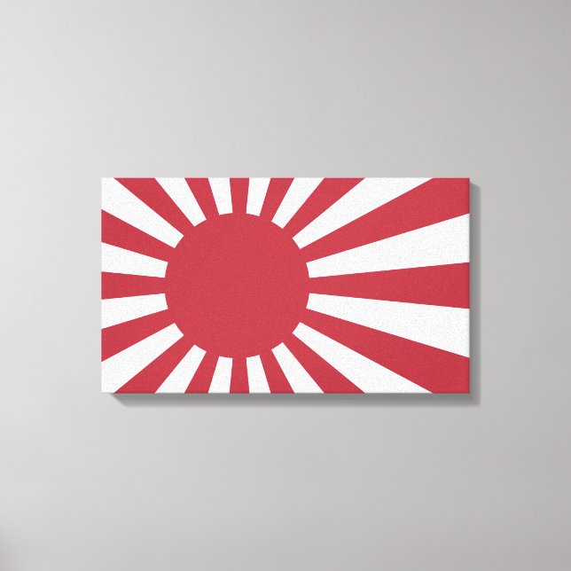 Toile Drapeau du soleil levant impérial du Japon, Edo à  (Recto)