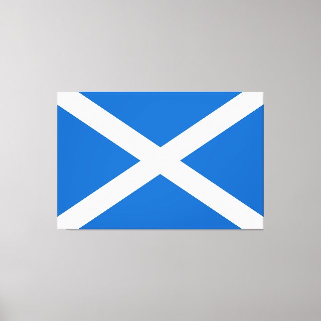Toile Drapeau écossais Saltire (Recto)