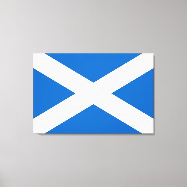 Toile Drapeau écossais (Saltire) (Drapeau écossais) (Recto)