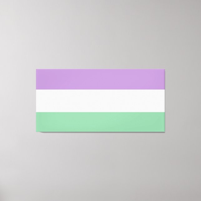Toile Drapeau gay genre (Recto)