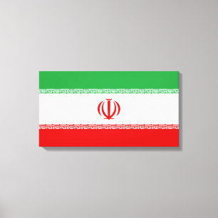 Toile Drapeau iranien (Iran) (Persan)