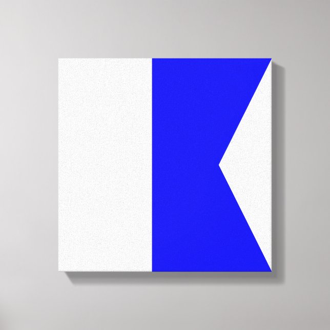 Toile Drapeau Maritime A — Alpha (Recto)