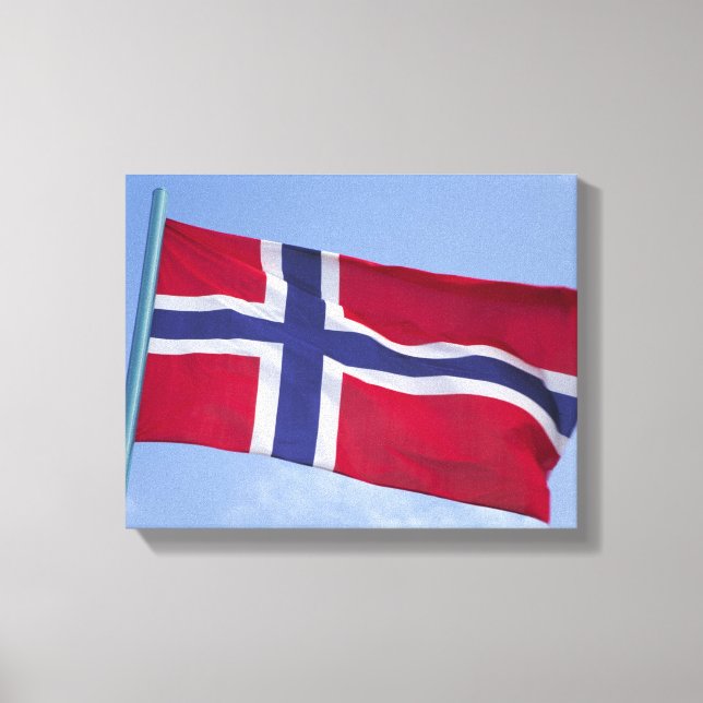 Toile Drapeau norvégien RF) (Recto)