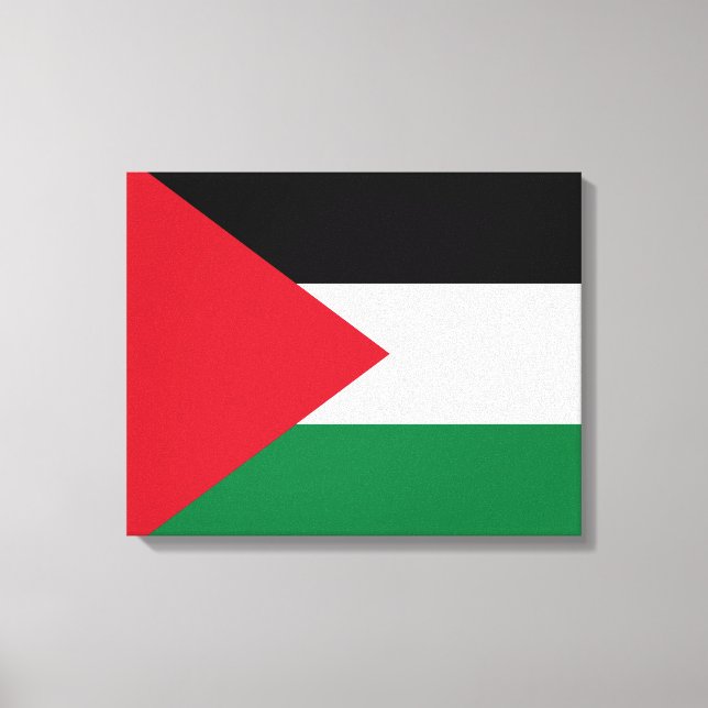 Toile Drapeau palestinien (Palestine) (Recto)