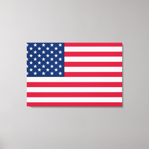 Toile Drapeau USA - États-Unis d'Amérique - Patriotique