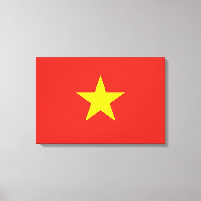 Toile Drapeau vietnamien (Vietnam) (Recto)