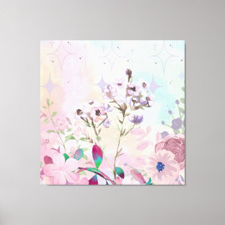 Toile Dreamy Butterfly & Bee Meadow Framed Art Print 