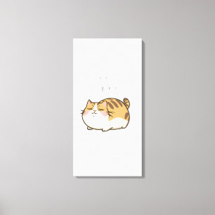 Toile Drôle Chat Lazy - Je le ferai demain
