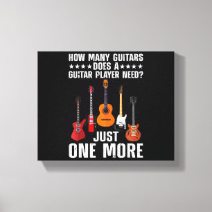 Toile Drôle Guitare Joueuse Art Pour Hommes Femmes Guita