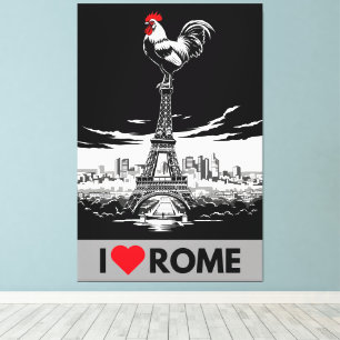 Toile Drôle parodie de "J'aime Rome"