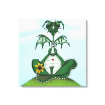 Drôle Yogi Dragon Peinture