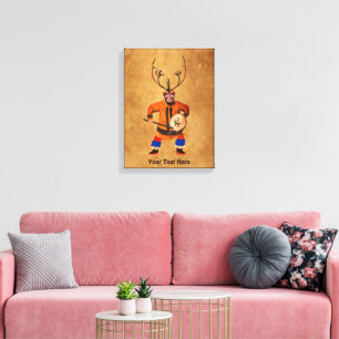 Toile Drumming Shaman