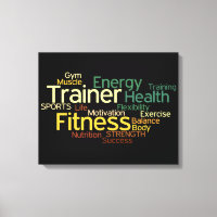 Toile du centre de remise en forme/formateur perso