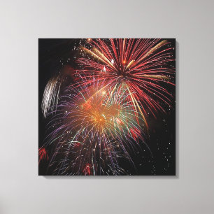Toile du feu d'artifice du Nouvel An Imprimer