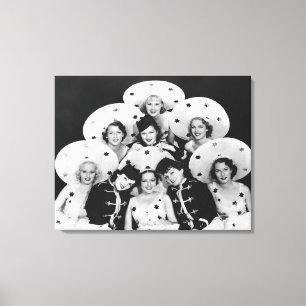 Toile du groupe Chorus Girls Imprimer - 1706461.jp