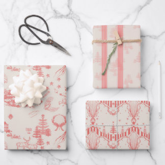 Toile Du Jouy Enveloppement Papier Feuille Plat En