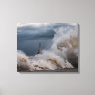 Toile du phare Storm Imprimer