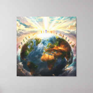 Toile *~* Earth World Light Unity AP70 Good