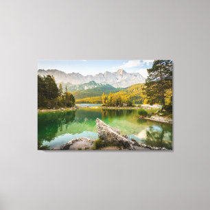 Toile Eau Dachstein Mountains Lake Allemagne
