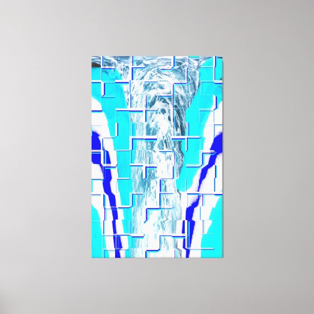 Toile Eau froide art abstrait (Recto)