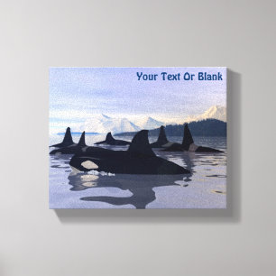 Toile Eau Lumineuse Orca