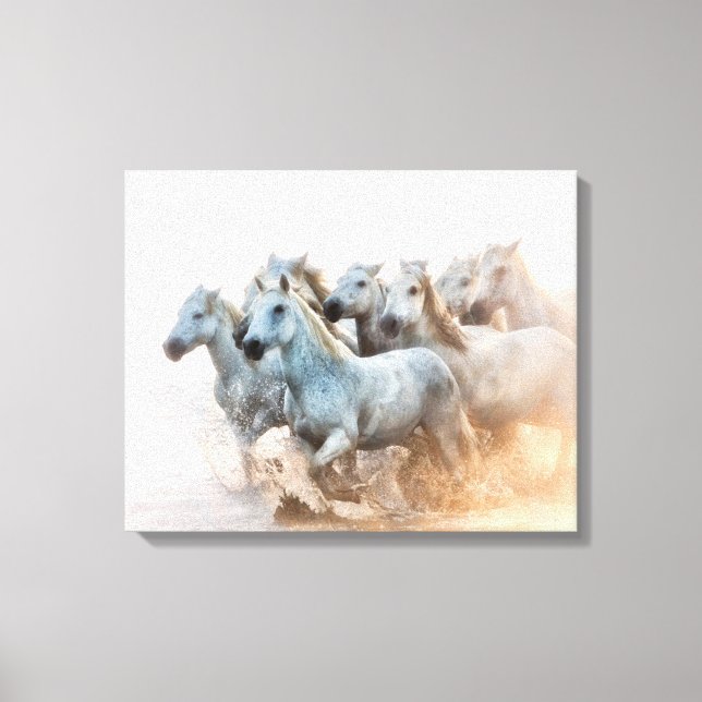 Toile Eau méditerranéenne au lever du soleil (Recto)