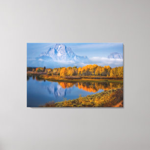 Toile Eau Oxbow Bend Jackson Wyoming