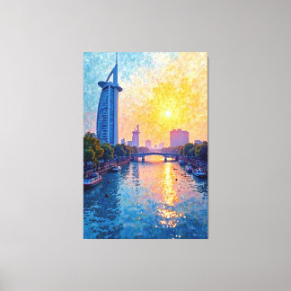 Toile Eaux ensoleillées