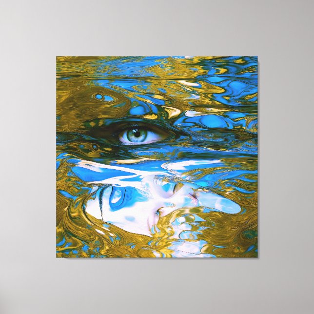 Toile Eaux mystiques (Recto)