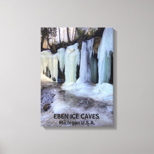 TOILE EBEN GLACE CAVES MICHIGAN U.S.A.