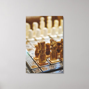 Toile Échecs en vente, Bazar Khan el Khalili,