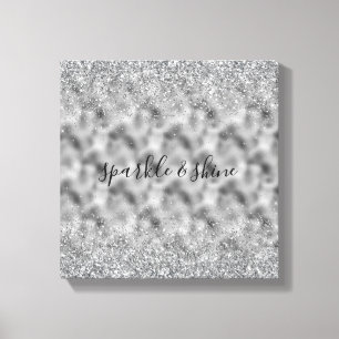 Toile Éclat argenté