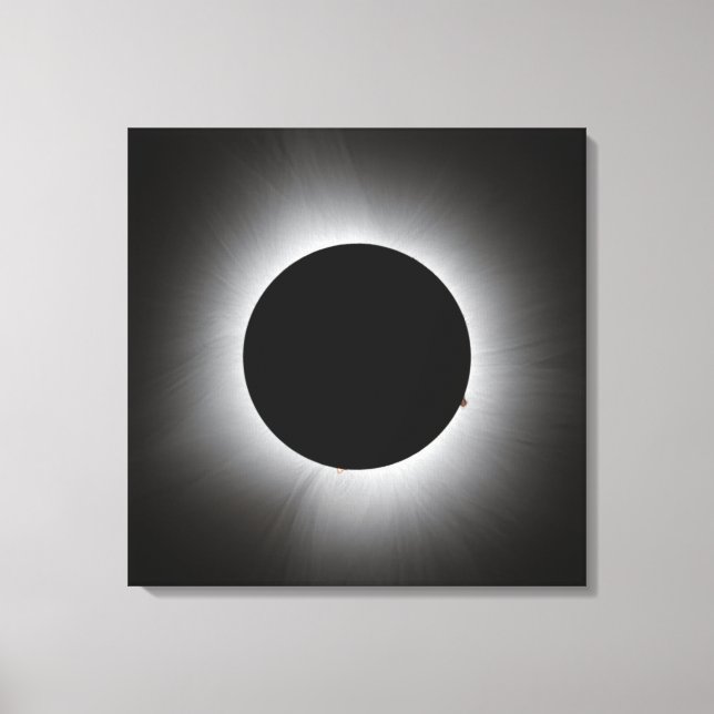 Toile Éclipse solaire 2024 - Corona (Recto)